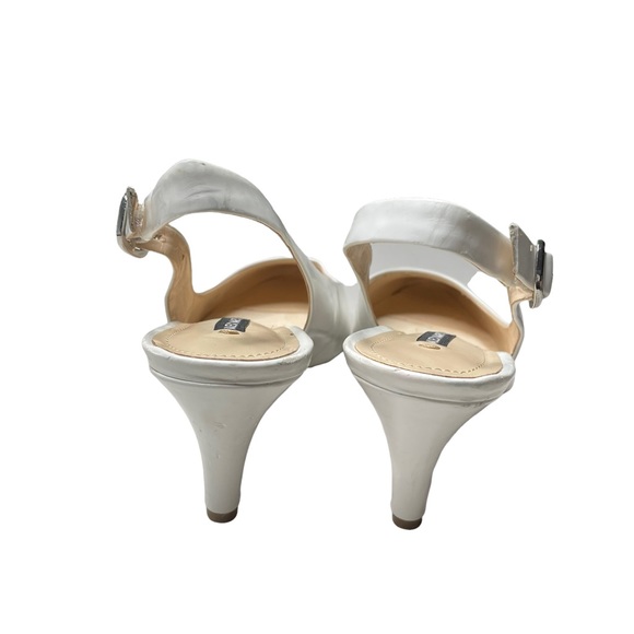 Alex Marie white pointed small heeled shoes size 7M - Picture 4 of 12